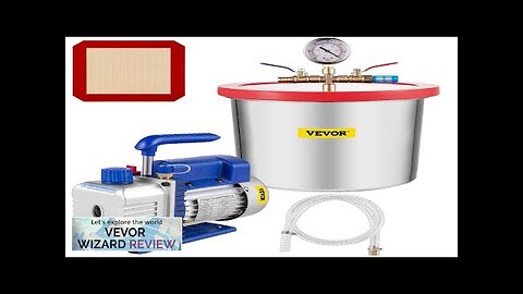 VEVOR Vacuum Pump 2 Gallon Vacuum Chamber Silicone Expoxy Degassing with 4CFM Review