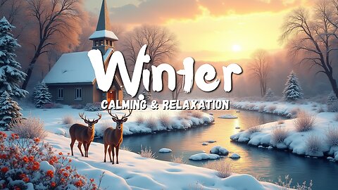 LIVE: Beautiful Relaxing Music, Peaceful Soothing Instrumental Music, in 4k "Winter Wildlife"