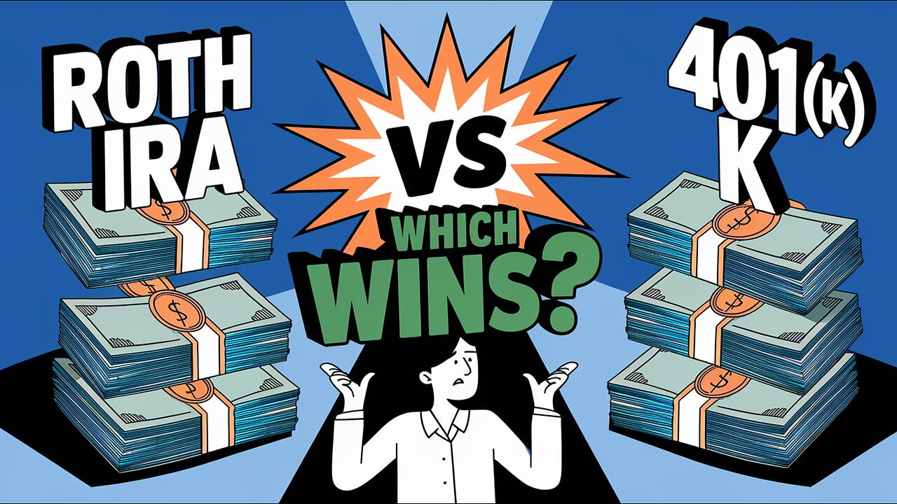 ROTH IRA vs 401(K): $100k IN → Which Is better?