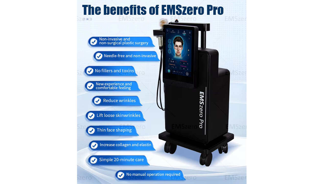 Qualified beauty machine ale EMS FACE, anti-deformation, increases facial muscle tension,