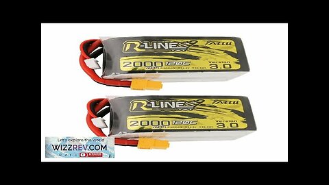 TATTU R-LINE V3.0 4S 14.8V 2000mAh 120C LiPo Battery XT60 Plug Review