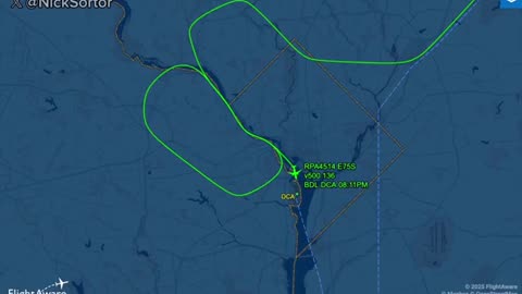 #BREAKING Just 24 HOURS before an American Airlines flight collided with a Blackhawk at Reagan Nati