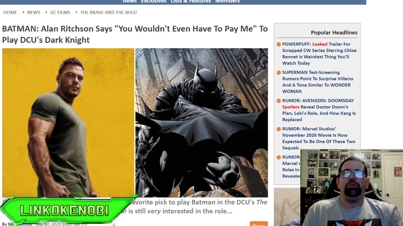 Alan Ritchson Wants To Play DCU'S Batman