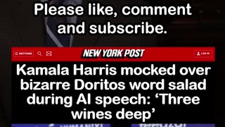 Kamala Harris Describes Innovation with Doritos Reference in Word Salad