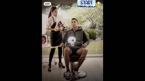 Cristiano Ronaldo cutting beard #rumble