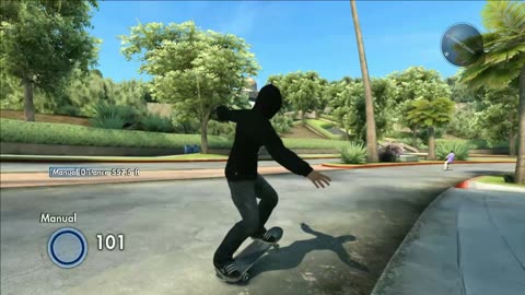 Skate 3 Long ass Manual.