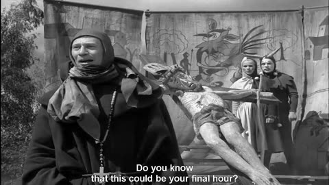 The Seventh Seal, 1957, Bergman - Procession of the flagellants (COMMENTARY)