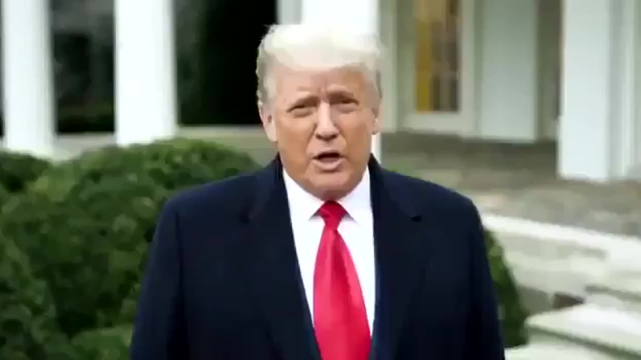 Video that Donald Trump posted on January 6th telling people to go home peacefully