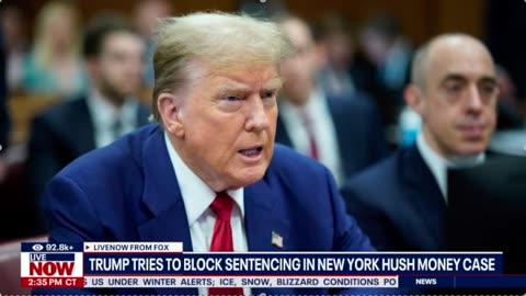 Trump Attempting To Block His Sentencing In NY For Merchan's Hush Money Case