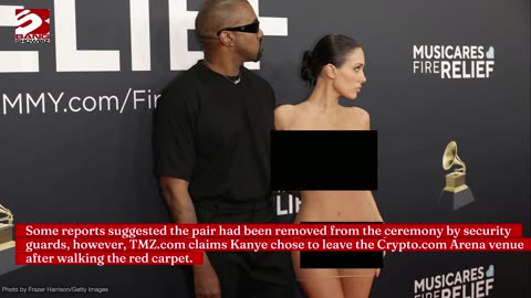 Kanye West and Bianca Censori exited Grammy Awards after see-through dress stunt