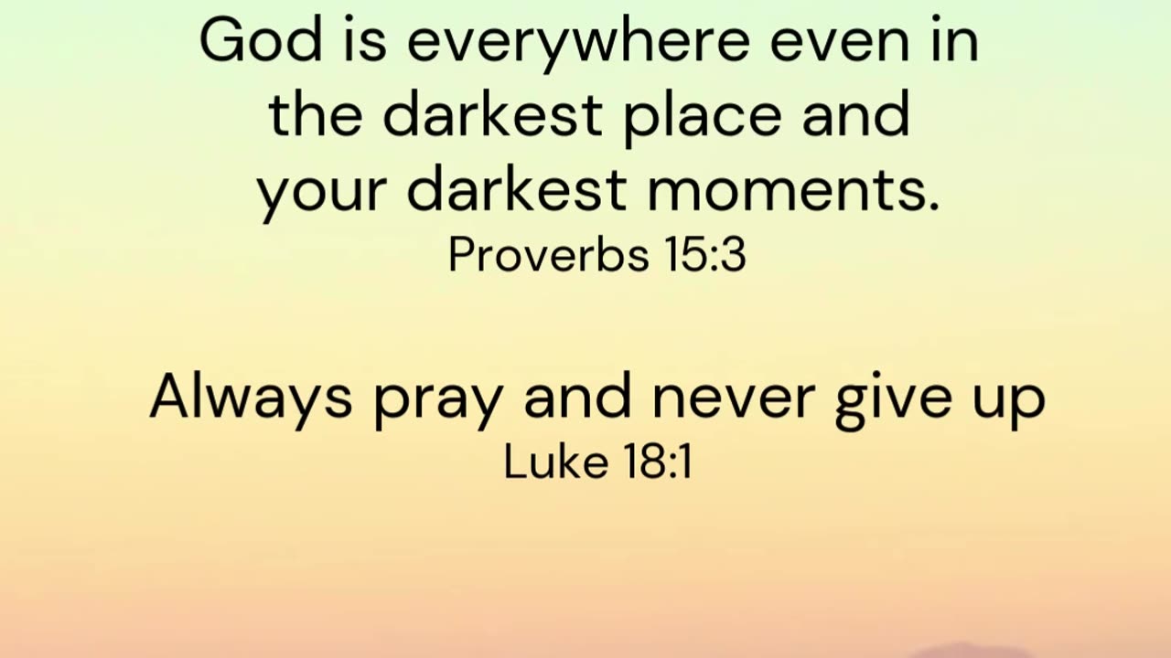 God is able to bring hope