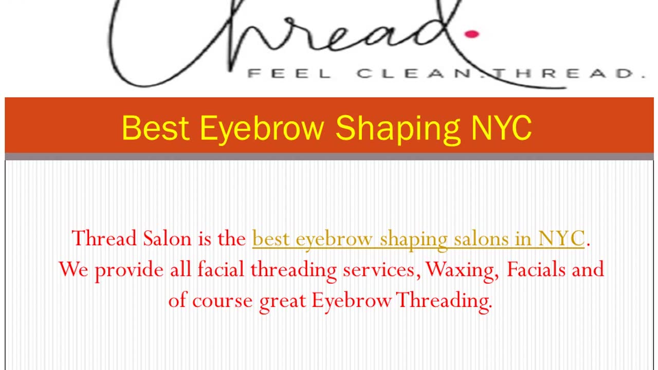 Best Eyebrow Shaping NYC