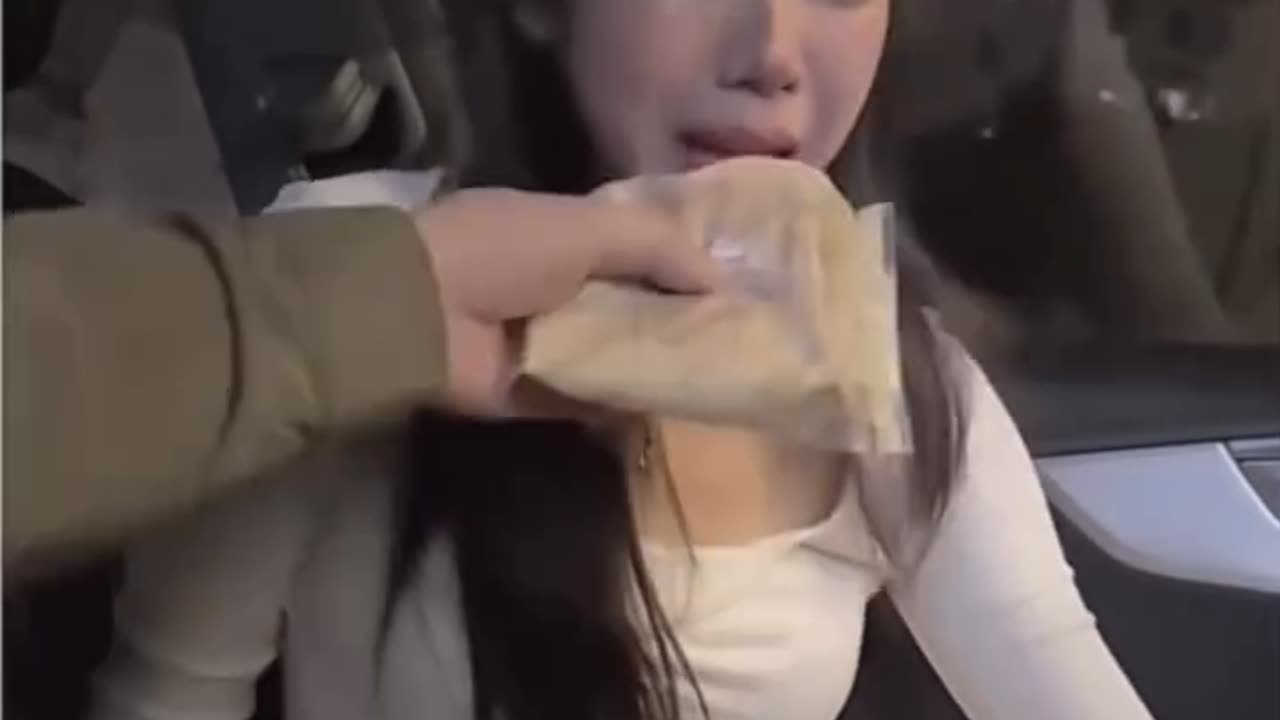 She is not sad ❌ She is hungry ✅