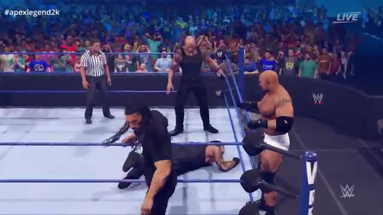 Roman Reigns The Rock Goldberg vs The Undertaker Brock Lesnar Braun Strowman