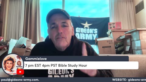 GIDEONS ARMY WEDNESDAY LIVE 11 AM EST 3/12/25