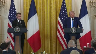 President Trump Holds a Press Conference with President Emmanuel Macron of France