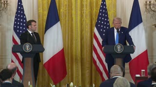 President Trump Holds a Press Conference with President Emmanuel Macron of France