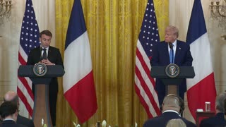 President Trump Holds a Press Conference with President Emmanuel Macron of France