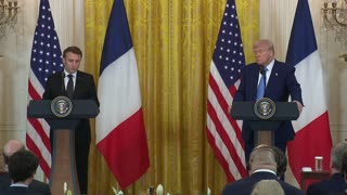 President Trump Holds a Press Conference with President Emmanuel Macron of France