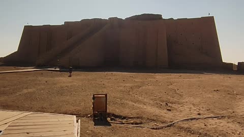 Antiquities of Iraq 5000 years ago. Ziggurat