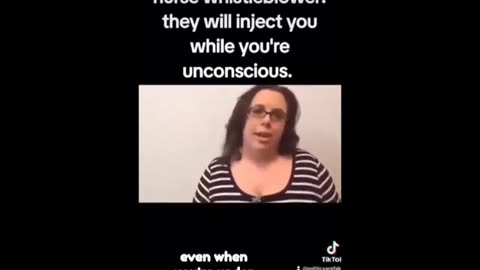 Nurse, ''They will inject you while you’re unconscious.''