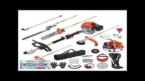 VEVOR 6-in-1 Multi-Functional Trimming Tools Gas Hedge Trimmer 33CC Weed Eater Review