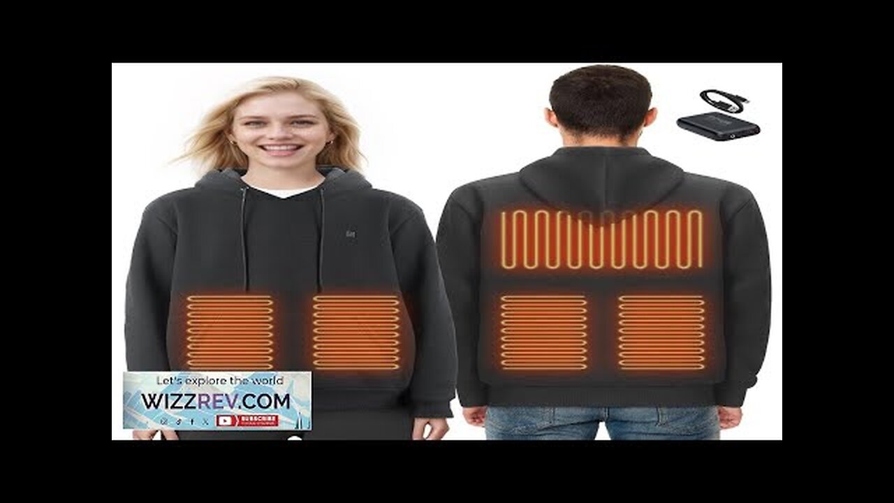 VEVOR Heated Hoodie Sweatshirt Unisex with Battery for Men & Women XXXL Review