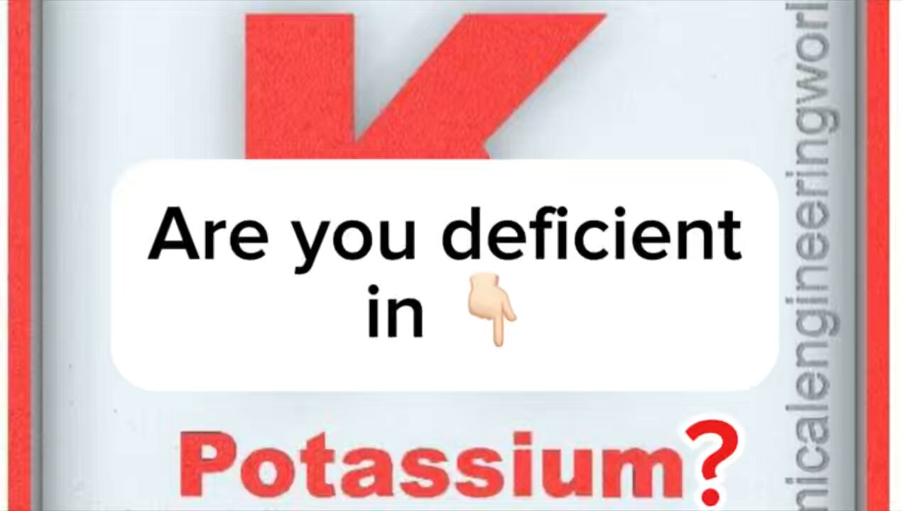 Are you deficient in potassium?