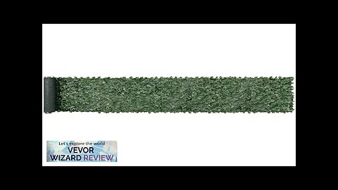 VEVOR 39"x198" Artificial Faux Ivy Leaf Privacy Fence Screen with Mesh Cloth Review