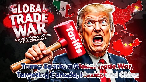 🔴 Live | Trump Sparks a Global Trade War, Targeting Canada, Mexico and China