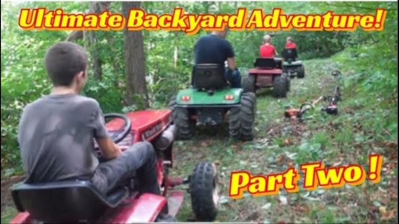 Ultimate Backyard Adventure PART 2 & Extreme Trail Blazing!