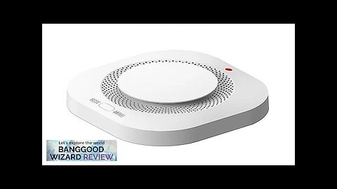 Tuya Wifi Smoke Sensor Fire Detection Alarm Smart Home Security Fire Protection Review