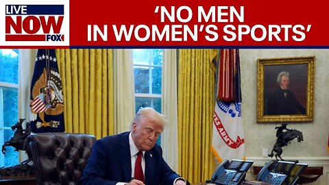 LIVE: President Trump signs "No Men in Women's Sports' Executive Order | LiveNOW from FOX