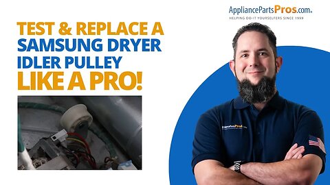 FIX Your Samsung Dryer With This FAST Idler Pulley Replacement