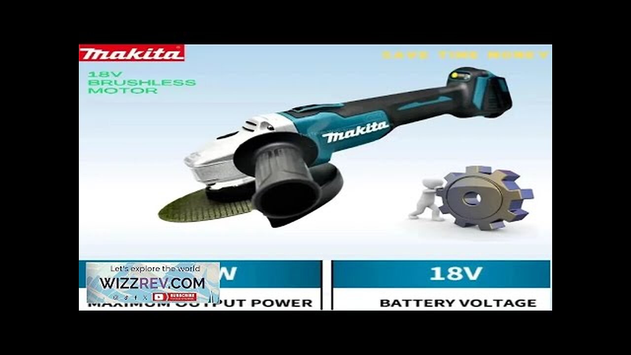 Makita DGA404 125mm Grinder Grinder Tool Wireless 18V Power Tools Electric Grinder Review