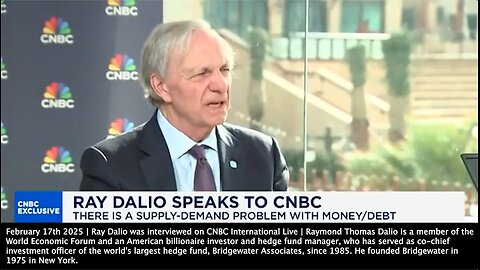 Ray Dalio | "A Debt Death Spiral. That's Where We Are Approaching" + "People Don't Have Adequate Amounts of GOLD. When Bad Times Come, Gold Is a Very Effective...10-15% In the Portfolio Is Worth Giving Thought To."