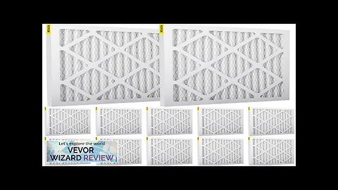 VEVOR HEPA Replacement Filter 16''x16'' AC Filter 12pcs HVAC Pleated Air Filter Review