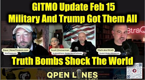 GITMO Update Feb 15 - The Military And Trump Got Them All > Truth Bombs Shock The World