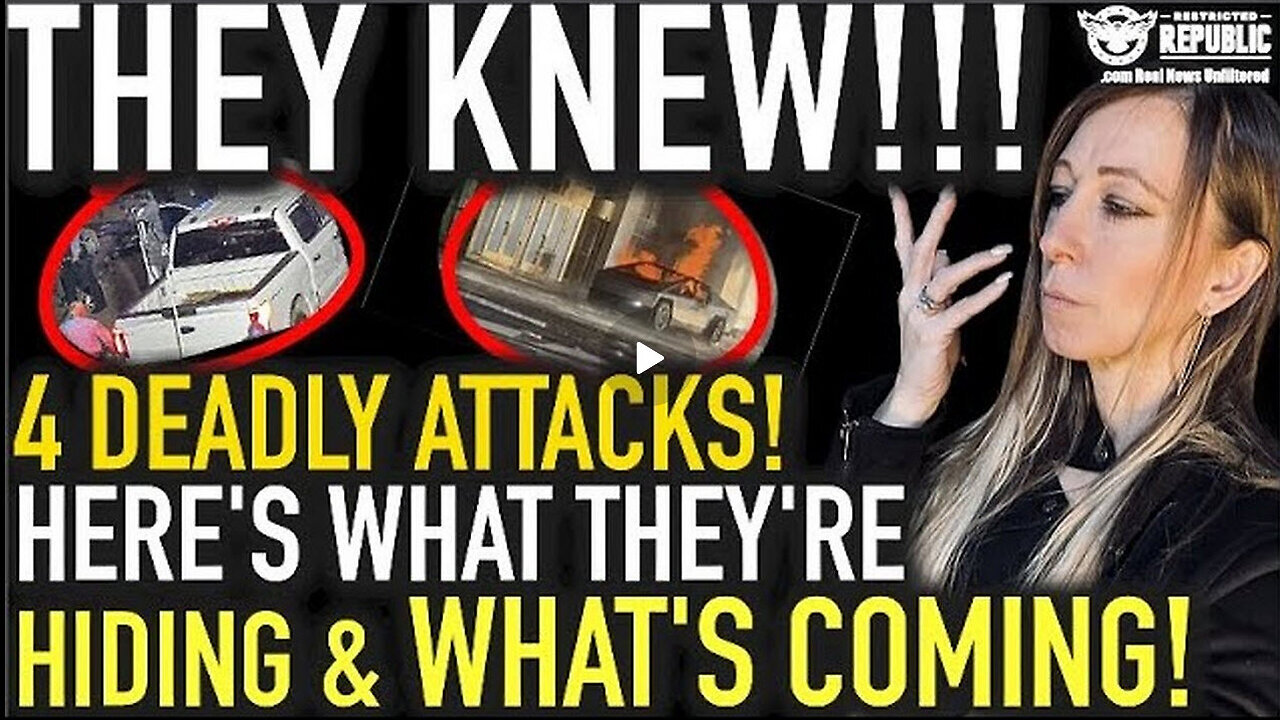 THEY KNEW! 2025 & BANG! 4 Deadly Attacks! Here’s What They’re Hiding & What’s COMING!