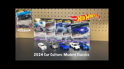 2024 Hot Wheels Car Culture Modern Classic - JDM Subaru Nissan Skyline - CHASE Diecast Unboxing