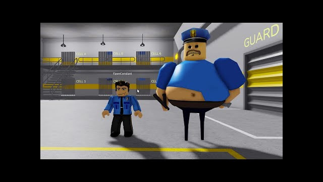 Escaping from a BARRY'S PRISON RUN! And BECAME a BARRY COP