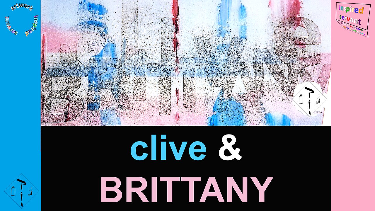 "TWO SHALL BECOME ONE," Clive, Brittany, Mark 10:8a, Enjoy the Artist's Step by Step Process