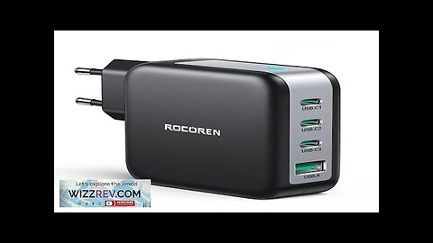 GaN Tech ROCOREN K021-ST01 100W 4-Port USB PD Charger USB-A+3USB-C PD3.0/2.0 Review