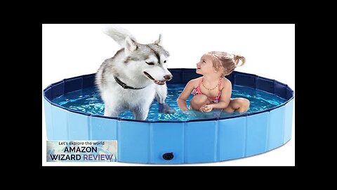 Jasonwell Foldable Dog Pet Bath Pool Collapsible Dog Pet Pool Bathing Tub Review