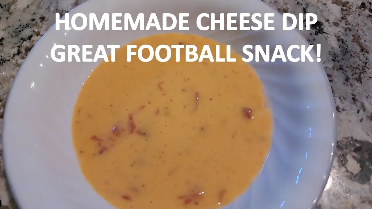 Homemade Cheese Dip. Great Football Snack!