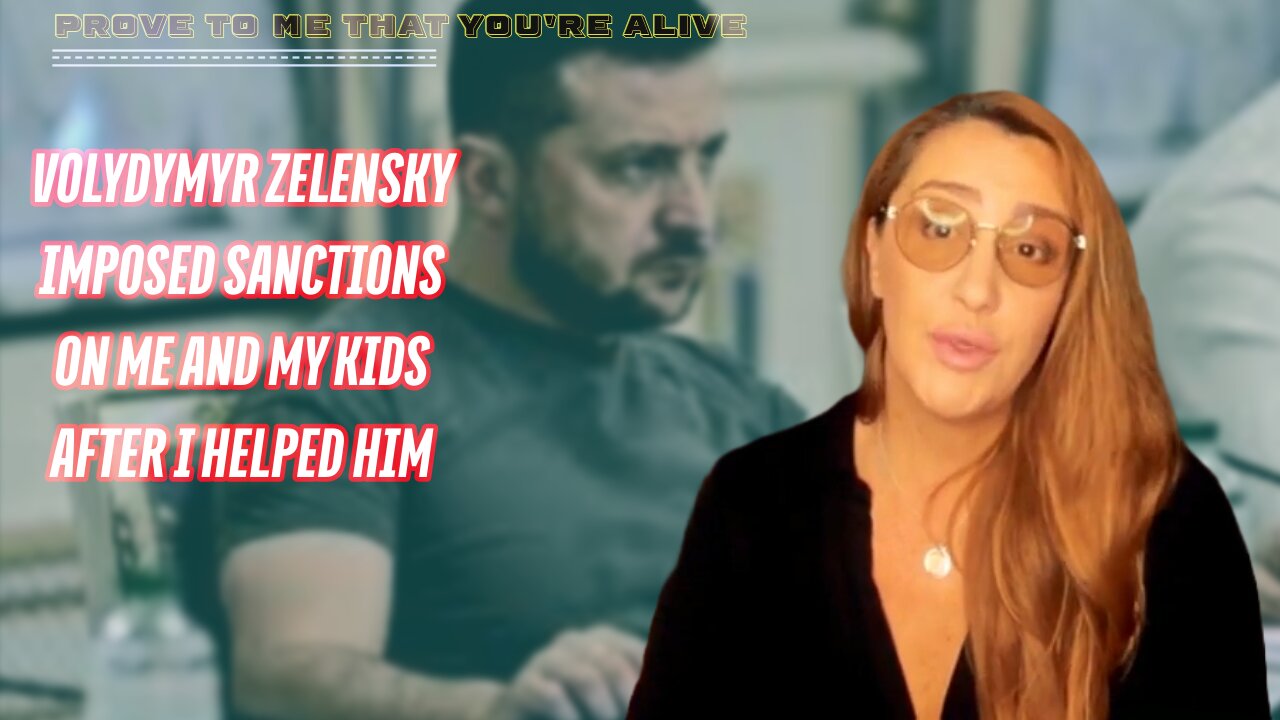 Volodymyr Zelensky Imposed Sanctions on me and My Kids After I Helped Him