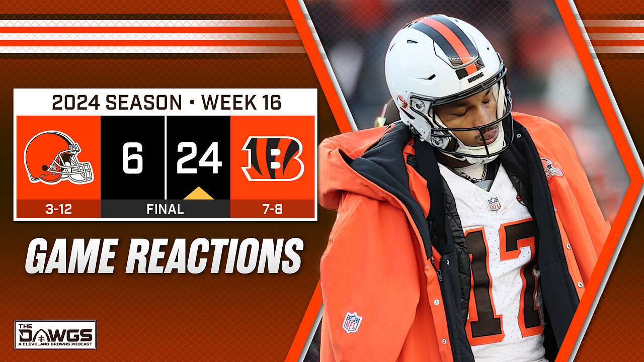 Browns at Bengals: Game Reactions - Browns Roll Back Their Unwatchable Offense