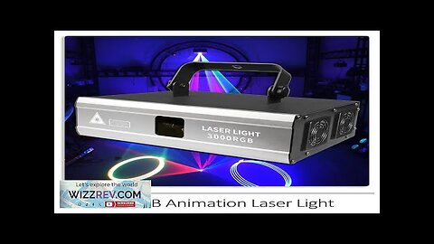 New 3W RGB Animation Laser Projector Light DJ Sound Party Disco Light Review