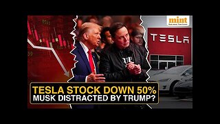 Tesla’s Worst Day In Years: Is Elon Musk Losing Control? | Cyberattack On X | Tesla M-Cap Down $800B