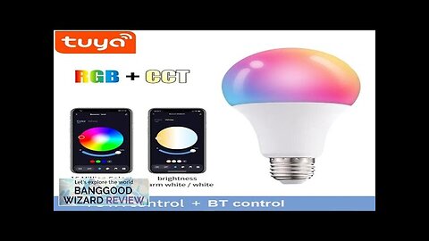 CROSIKO E27 B22 Smart RGBW LED Bulb Works With Tuya Smart Led Review